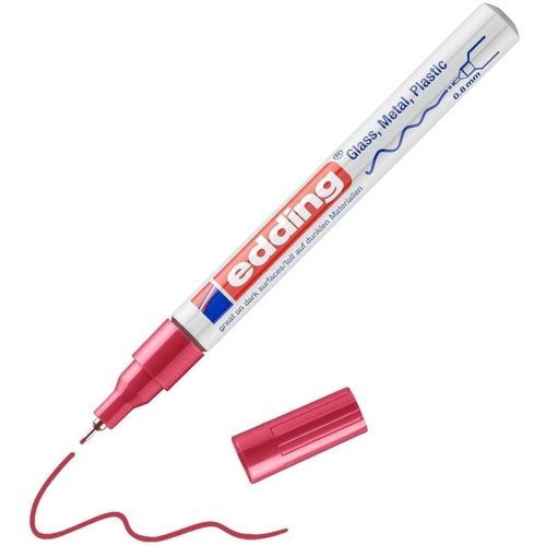 Edding 780 İğne Uçlu Marker Kalem 0.8mm Kırmızı