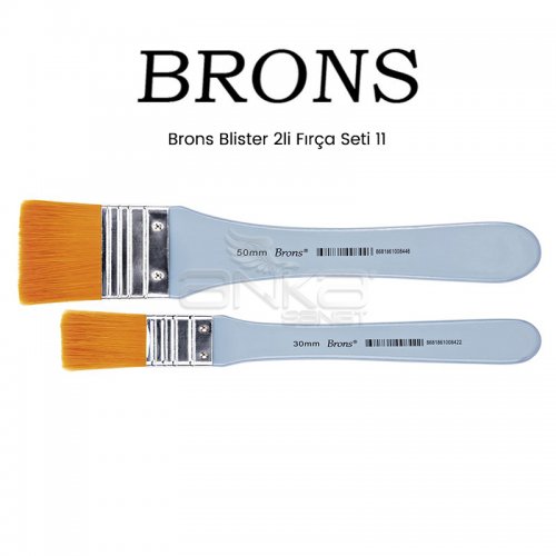 Brons Blister 2li Fırça Seti 11