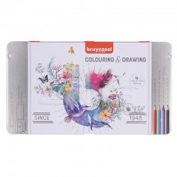 Bruynzeel - Bruynzeel Colouring & Drawing Çizim Seti 70li 60319070 (1)