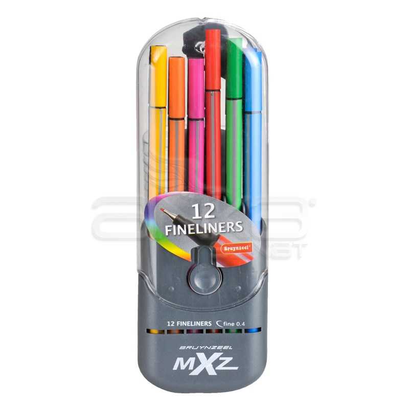 Bruynzeel Mxz Fineliner Keçeli Kalem Seti 12li 8005p12