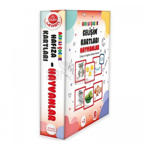 Bubu Akıllı Çocuk Gelişim Kartları Hayvanlar