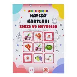 Bubu - Bubu Akıllı Çocuk Hafıza Kartları Sebze ve Meyveler (1)