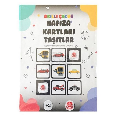 Bubu Akıllı Çocuk Hafıza Kartları Taşıtlar