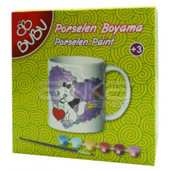 BuBu Porselen Boyama Seti - Thumbnail