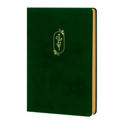 Victoria's Journals - Victorias Journals Bujo Kraft Defter Süet 96 Yaprak 150g Noktalı Zümrüt Yeşili