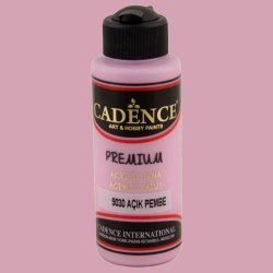 Cadence - Cadence Premium Akrilik Boya 120ml 9030 Açık Pembe
