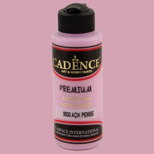 Cadence Premium Akrilik Boya 120ml 9030 Açık Pembe Cadence Premium Akrilik Boya 120ml 9030 Açık Pembe