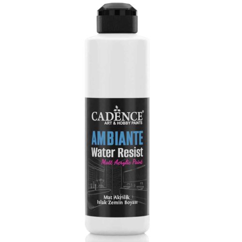 Cadence Ambiente Suya Dayanıklı Akrilik Boya 250ml 01 Beyaz - 01 Beyaz