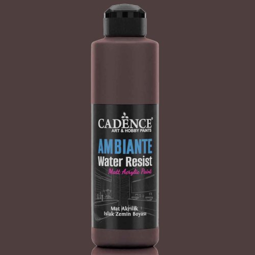 Cadence Ambiente Suya Dayanıklı Akrilik Boya 250ml 18 Koyu Kahve