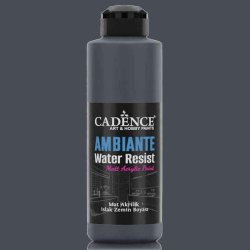 Cadence - Cadence Ambiente Suya Dayanıklı Akrilik Boya 250ml 23 Antrasit Siyah