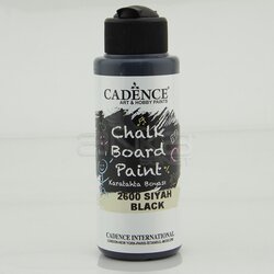 Cadence - Cadence Chalkboard Paint 120ml Kara Tahta Boyası 2600 Siyah