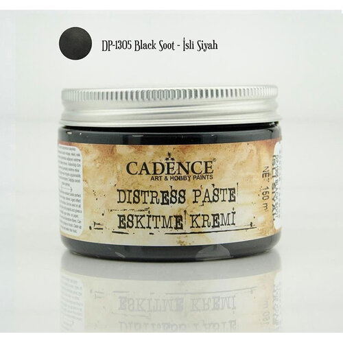 Cadence Distress Paste Eskitme Kremi DP-1305 İsli Siyah 150ml - 1305 İsli Siyah