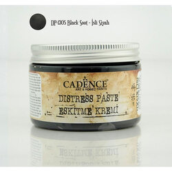 Cadence - Cadence Distress Paste Eskitme Kremi DP-1305 İsli Siyah 150ml