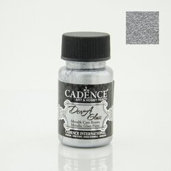 Cadence - Cadence Dora Glass Metalik Cam Boyası 3132 Gümüş