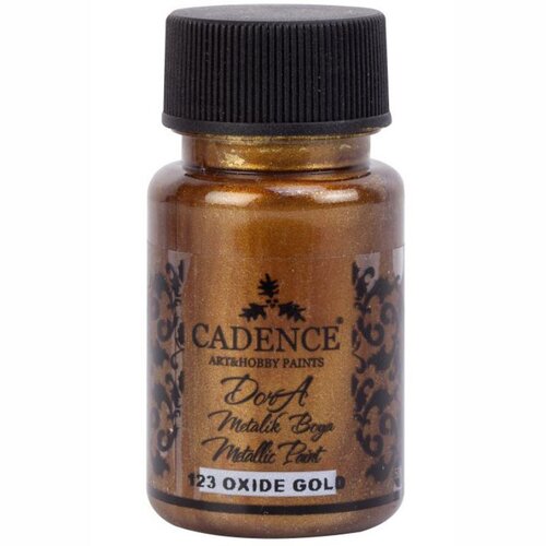 Cadence Dora Metalik Boya 50ml 123 Oxide Gold - 123 Oxide Gold