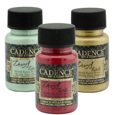 Cadence Dora Textile Metalik Kumaş Boyası 50ml