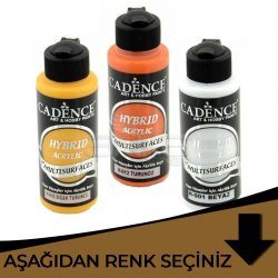 Cadence - Cadence Hybrid Acrylic For Multisurfaces Tüm Yüzeyler İçin Akrilik Boya 120ml Kahverengi Tonlar