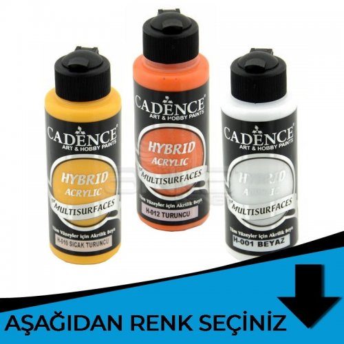 Cadence Hybrid Acrylic For Multisurfaces Tüm Yüzeyler İçin Akrilik Boya 120ml Mavi Tonlar