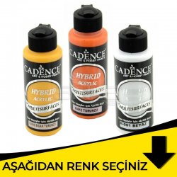 Cadence - Cadence Hybrid Acrylic For Multisurfaces Tüm Yüzeyler İçin Akrilik Boya 120ml Sarı Tonlar