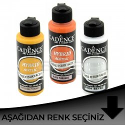 Cadence - Cadence Hybrid Acrylic For Multisurfaces Tüm Yüzeyler İçin Akrilik Boya 120ml Siyah Tonlar