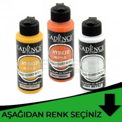 Cadence - Cadence Hybrid Acrylic For Multisurfaces Tüm Yüzeyler İçin Akrilik Boya 120ml Yeşil Tonlar