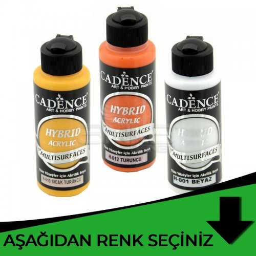 Cadence Hybrid Acrylic For Multisurfaces Tüm Yüzeyler İçin Akrilik Boya 120ml Yeşil Tonlar