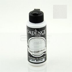 Cadence - Cadence Hybrid Acrylic For Multisurfaces Tüm Yüzeyler İçin Akrilik Boya 120ml H001 Beyaz