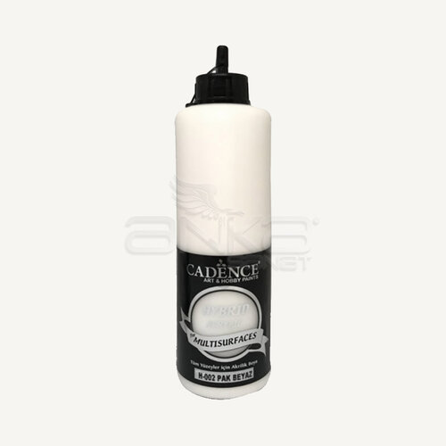 Cadence Hybrid Acrylic For Multisurfaces Tüm Yüzeyler İçin Akrilik Boya 500ml H-002 Pak Beyaz - H002 Pak Beyaz