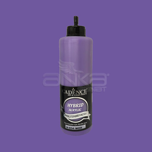 Cadence Hybrid Acrylic For Multisurfaces Tüm Yüzeyler İçin Akrilik Boya 500ml H034 Mor - H034 MOR