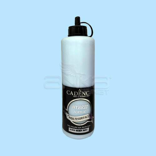 Cadence Hybrid Acrylic For Multisurfaces Tüm Yüzeyler İçin Akrilik Boya 500ml H035 Bebek Mavi - H035 BEBEK MAVİ