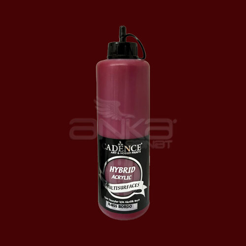 Cadence Hybrid Acrylic For Multisurfaces Tüm Yüzeyler İçin Akrilik Boya 500ml H055 Bordo - H055 Bordo