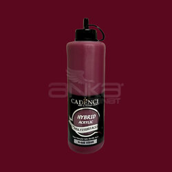 Cadence - Cadence Hybrid Acrylic For Multisurfaces Tüm Yüzeyler İçin Akrilik Boya 500ml H056 Vişne