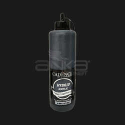 Cadence - Cadence Hybrid Acrylic For Multisurfaces Tüm Yüzeyler İçin Akrilik Boya 500ml H060 Siyah