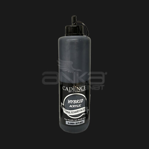 Cadence Hybrid Acrylic For Multisurfaces Tüm Yüzeyler İçin Akrilik Boya 500ml H060 Siyah - H060 SİYAH