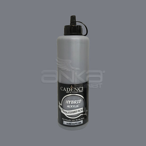 Cadence Hybrid Acrylic For Multisurfaces Tüm Yüzeyler İçin Akrilik Boya 500ml H090 Koyu Gri - H090 Koyu Gri