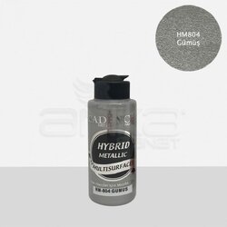 Cadence Hybrid Metallic For Multisurfaces Tüm Yüzeyler İçin Metalik Boya 120ml H804 Metalik Gümüş - Thumbnail
