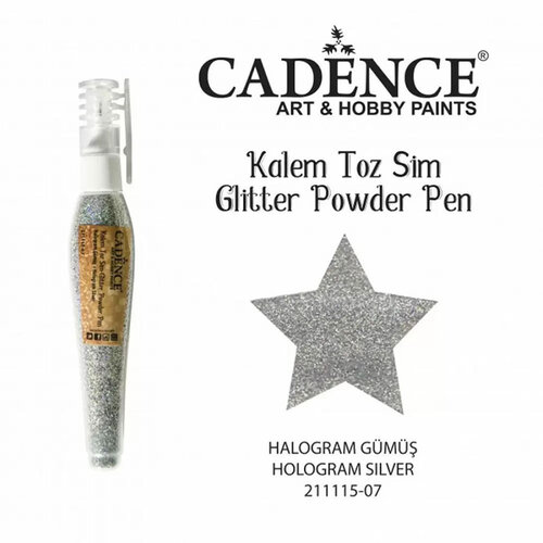 Cadence Kalem Toz Sim Hologram Gümüş 211115-07 - 211115-07 Gümüş