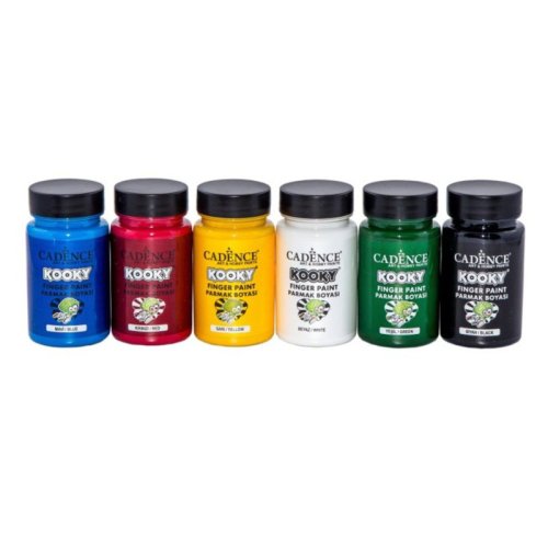 Cadence Kooky Parmak Boya Seti 6 Renk 6x30ml