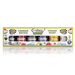 Cadence - Cadence Kooky Parmak Boya Seti 6 Renk 6x30ml