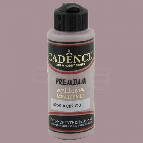 Cadence Premium Akrilik Boya 120ml 0250 Açık Gül