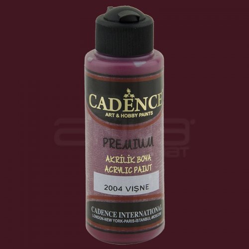 Cadence Premium Akrilik Boya 120ml 2004 Vişne - 2004 Vişne