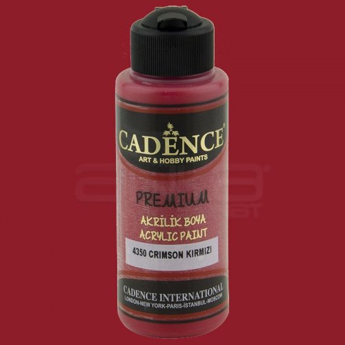 Cadence Premium Akrilik Boya 120ml 4350 Crimson K.