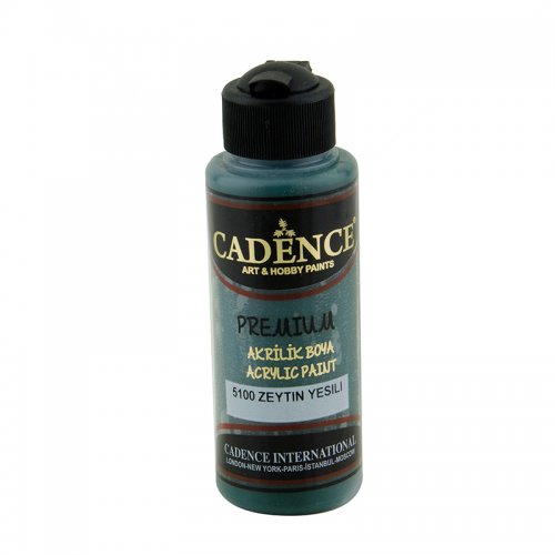 Cadence Premium Akrilik Boya 120ml 5100 Zeytin Yeşili - 5100 Zeytin Yeşili