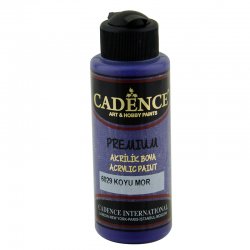 Cadence - Cadence Premium Akrilik Boya 120ml 6029 Koyu Mor (1)