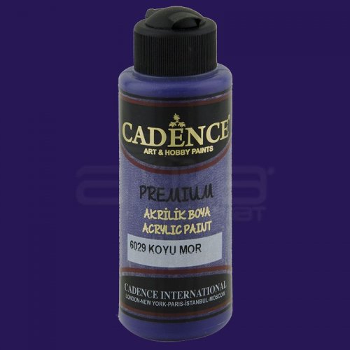 Cadence Premium Akrilik Boya 120ml 6029 Koyu Mor