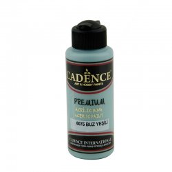 Cadence - PREMIUM AKRİLİK BOYA 6075 BUZ YEŞİLİ 120ML