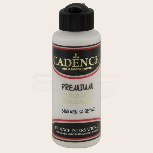 Cadence Premium Akrilik Boya 120ml 6450 Arnika Beyaz
