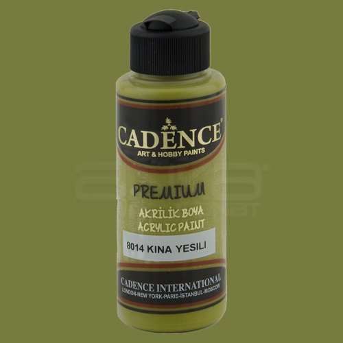 Cadence Premium Akrilik Boya 120ml 8014 Kına Yeşili - 8014 Kına Yeşili