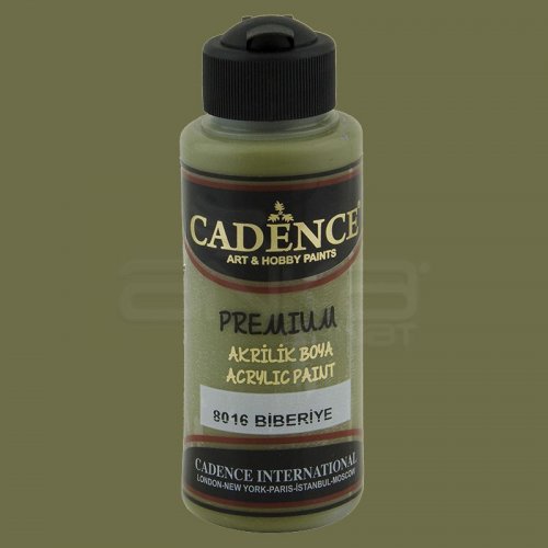 Cadence Premium Akrilik Boya 120ml 8016 Biberiye