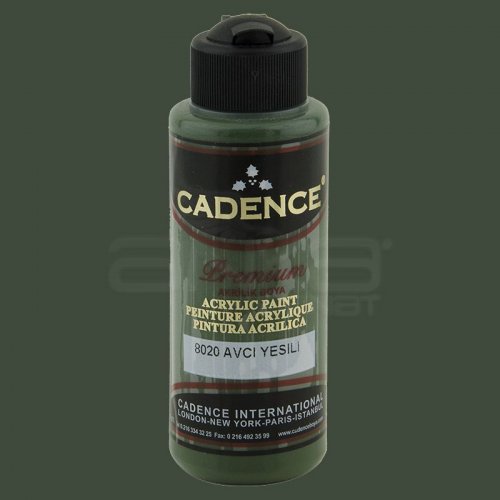 Cadence Premium Akrilik Boya 120ml 8020 Avcı Yeşili - 8020 Avcı Yeşili